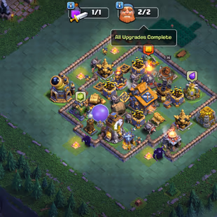 🔥Xp-250🔥 || Th18 Semi Max || High Quality Epic Equipment || Heroes 100-102-75-72-50 || Only Walls Low || 6 Builders - Image 7