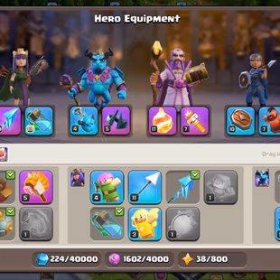 🌲[ TH-15 - 5 STARS TOWN HALL ]🌲S.BALL [20] - FIREBALL [20] - NICE EQUIPMENT || HEROS: 58-60-10-30-17 || RENAME FREE - Image 5