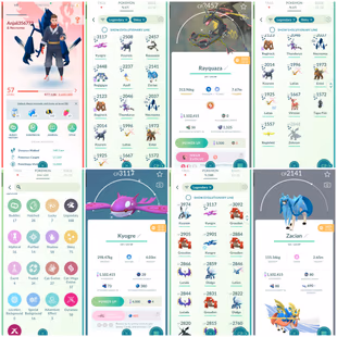 LEVEL 57 😍 SHINY RAYQUAZA ⚡18 SHINY LEGENDARY | 189 LEGENDARY | 76 SHINY | 4 SHINY DYNAMAX  | 58 TOTAL DYNAMAX. - Image 1