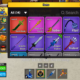 Blox Fruits Account Lv.1050 | Dark Blade | Dragon Token (East) | Perm Dough, Portal, Buddha, Spirit, Flame, Smoke | - Image 3