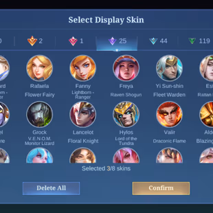 MLBB | ForsakenLove | LVL 67 | M7 PRIME GRANGER | KOF KARINA | COLLECTOR NATALIA | HERO 120 | SKINS 196 | FULL EMBLEMS - Image 6