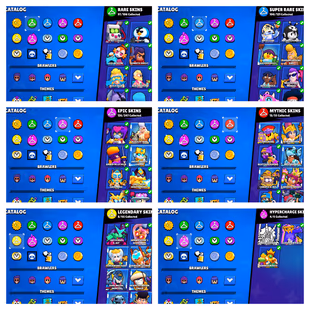 Billing 58K [] Brawler 101/101 [] Trophy 73K [Max Brawler 75] Hyper 65 [Availabele Make 75 Hyper instant] Skins 350 BEST - Image 4