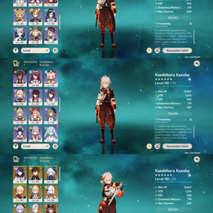 All Platform - EU - AR58 - 58 Charcter 17 5'Star - 7 Wepaons 5'Star - Primogems 155 - Code812 - Image 3