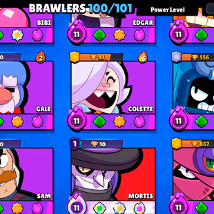 128-GEM | 58.4K TROPHY-310X SKINS | 101/100 BRAWLER | 45X MAX | 36X HYPER | 3v3 WINS | NC AVAILABLE | BEST DEAL - Image 7