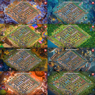 TH18 SUPER RARE 🌟 RAREST WWE SKIN SET 🌟 TOP RANK 140 | 33/35 EQUIPMENT MAX | 4100 WAR STAR | LEVEL270 | SKINS SCENERY  - Image 5