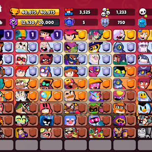 210 SKINS | 40.100 TROPHIES | 96 BRAWLERS | 11 HYPERCHARGE | 16 MAX | 5 PRESTIGE | 12 BUFFIES - Image 3