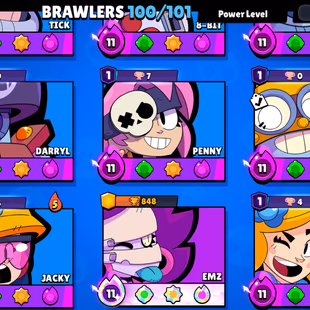 CHANGEABLE ID | SIRIUS PRESTIGE 3 | 87K TROPHY- 320X SKINS | 101/100 BRAWLER | 90X MAX | 60X HYPER | 3v3 WINS | 30X BUFF - Image 7