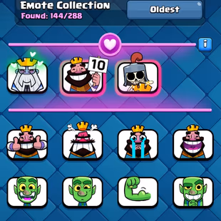 Lvl-64 | 91-Card Max | 33-Elite | 18-Evo | [144-Emote] | 12000 Trophy | Name Chang 500 - Image 3