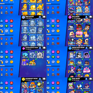 90k TROPHIES 🌟 GOLDEN MORTIS 🔥 51 MAX POWER BRAWLER | 99 BRAWLER UNLOCK | 43 HYPERCHARGE | 310 SKIN | INSTANT DELIVERY - Image 5