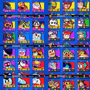 100k HIGHEST 🌟 95k TROPHIES 🌟 LUXURY SKINS || 80 MAX POWER BRAWLER | 99 BRAWLER UNLOCK | 57 HYPERCHARGE | 352 SKIN | - Image 5