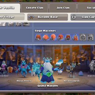 GEM-11600! TH14 FULL MAX!! NOTHING LEFT!! HEROES 85-85-60-60-30!! XP-207 NC-500!! SCENERY SKIN! 300+ MEDALS CWL! MAGIC  - Image 7