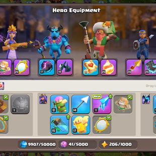 🌲[ PREMIUM TH-16 ]🌲MM-EB [26] | RS-FB-AF-GG [20] || HEROS: 81-81-51-57-32 || LVL 16 WALLS | NICE DEF - TROOPS - Image 5