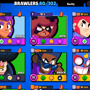 31K -TROPHY🔥 80x BRAWLER[ 18x MAX BRAWLER ]🔱 11x HYPERCHARGE! 120x SKINS! FULL ACCESS! - Image 8
