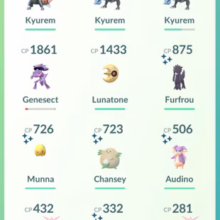 LEVEL 50 [] SHINY LEGENDARY FUSED KYUREM BLACK [] RENAME AVAILABLE  - Image 5