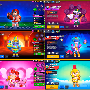 [ 9 Max 6 Hypercharge ] 27000 Trophy - Godzeela Buzz , Cobra Lola - 32 Super Rare 15 Epic skins - Free NC - A904 - Image 3
