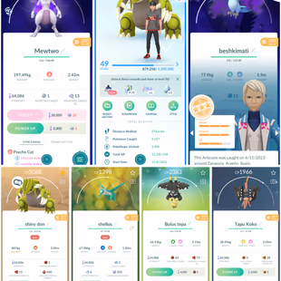 Level 49 💎 Legendary 109 💎 shiny 44 | Shiny Latios-Regice-Tapu Koko-Tapu Bulu 2x - Groudon mega Evolve | Shadow Mewtwo - Image 2