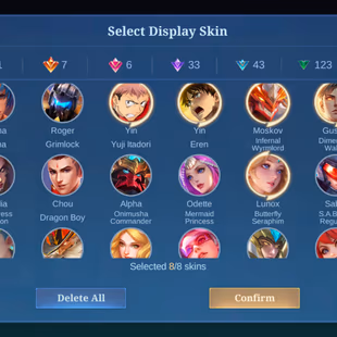 RARE GUS YIN ACCOUNT || EX 31 STAR || JJK AOT YIN || LEGEND 11-11 GS || 223 SKIN || ALMPST EXALTED COL || GOOD RECALL - Image 4
