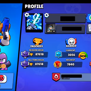 [ CHEAPEST ]  87K TROPHIES || 98 BRAWLERS || 34 MAX || 30 HYPERCHARGED || 300 SKINS || INSTANT DELIVERY  - Image 3