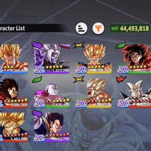 D948-IOS+Android-Good-10 UL(SS4 Goku+SS4 Vegeta+Zamasu+SS Goku+Frieza+Super Vegito)+34 Legends+Good Equipment+Namek Goku - Image 1
