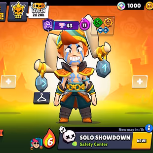 14k cups, 58 brawlers, 6 legendary brawlers, 7 11 strength, 7 hypers, 100 skins, description - Image 2