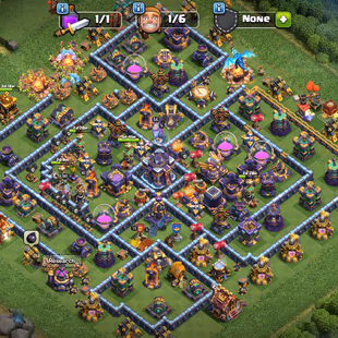 8.5K GEMS | 9 EPIC EQUIPMENTS | TH 15 NEAR MAX | 71-88-40-55-23 HEROES  | FREE RENAME | STACKED MEDALS MAGIC ITEMS  - Image 1