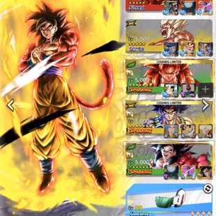 D915-IOS+Android-11 UL(SS4 Goku+SS4 Vegeta+SS Goku+Frieza+Goku Uis+Vegito+Cell+Gogeta)+44 Legends+Good Equi-Good Team - Image 7