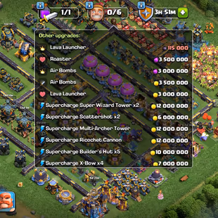 [EE69] 🌟DRAGON DUKE LVL 18🔥 [TH18 MAX] 5HERO/WALLS/PROFILE MAX | GOOD EPIC | BUILDER HUT MAX | BB MAX | RENAME FREE - Image 3