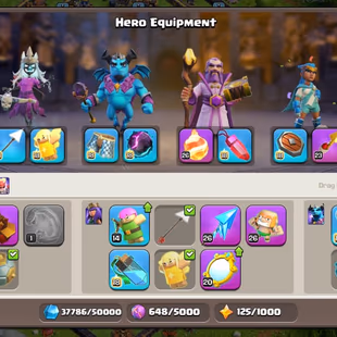 🚀LEGENDARY SUPER TH 18🚀HEROS LV105-105-71-80-50-6 | EPIC EQUIPMENT  | NAME CHANGE AT 500 GEMS | FULLY SECURED | - Image 4
