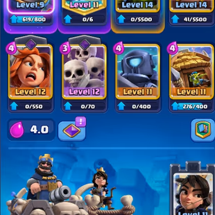 FREE CHANGE NAME | 5100 TROPHIES | 32 LVL | KT 11 | 93 CARDS | 2 MAX CARDS | 0 ELITE CARDS | 6 EVO | EMOTE 15 | UPV0RG0 - Image 5