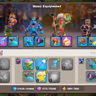 🚀TH16 EPIC ACCOUNT 🚀7 HEROS SKINS | EPIC EQUIPMENTS | INSTANT DELIVERY | - Image 4