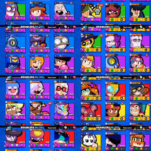 51k TROPHIES 🔥 RAREST R35 PIN 🌟 RARE BELLE GOLD HAND | 43 MAX BRAWLER | 98 BRAWLER UNLOCK | 28 HYPERCHARGE | 236 SKINS - Image 4