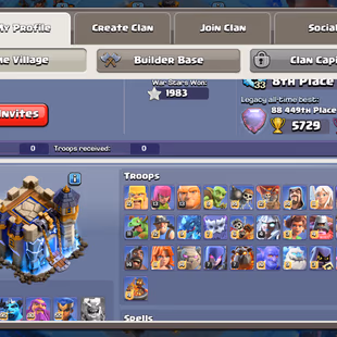 RANK 🎄 TH18 CLOSE MAX 🎄 SB-MX!FA-MX!AF-MX!MM-MX!FB-MX!EB-MX!RS-MX | HERO-105-105-95-80-55 | 246-XP | SKINS-SCENERY  - Image 3