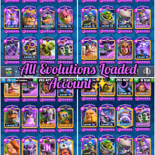 🦄✨[3K USD INVESTED] WORLD RANK #60 39/39 EVOS ALL 121 MAX 100 ELITES 10 YEAR OLD 9K GEMS NEW HEROES LEVEL 16 CARD CR XP - Image 2