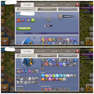  6.5K GEMS | FULL MAX TH 12 | 65-65-40-40 HEROES | 6 BUILDER | 2 EPIC EQUIPMENTS | FREE RENAME | MAGIC ITEMS STACKED  - Image 3