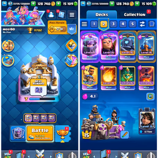 🔥KT15 XP67 - 9 MAXED 🔥 14 ELITE | 8 EVO | 11700 TROPHY | RENAME AVAILABLE | 84 EMOTE | INSTANT DELIVERY - Image 2