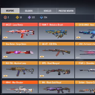 CODM-RAM-7-NEBULAS BRUSH-2X MYTHICAL WEAPONS 10X LEGENDARY-MANY RARE SOLDIERS-ONLY ACTIVASION LINK - Image 2