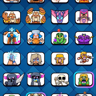 🔥KT15 XP68🔥 | 106 MAX 30 ELITE | 5 CARD LVL16 | 16 EVO | 11120 TROPHY | 187 EMOTE | 248 GEMS | INSTANT DELIVERY - Image 5