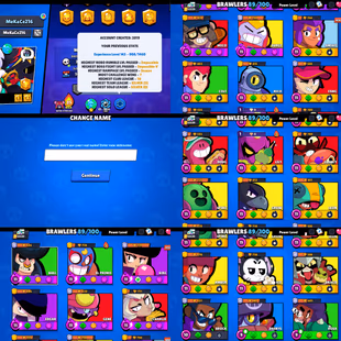 52k TROPHIES || 21 MAX POWER BRAWLERS || 89 BRAWLERS UNLOCK || 8 HYPERCHARGE || 134 SKINS || RENAME AVAILABLE || INSTANT - Image 3