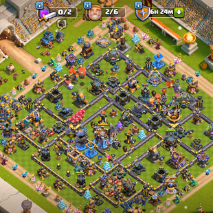 🔥TH 18 Max | 5x Heroes Max 🔥11x Epic Equipment Max | 6x Scenery & 36x Heroes Skin's | Xp Level 252 | Builder Hut Max - Image 2