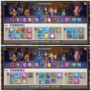 15 EPIC EQUIPMENTS | TH 16 NEAR MAX | 88-92-68-63-41-6 HEROES | FREE RENAME | 10 HERO SKINS | 6 BUILDER | FULL ACCESS  - Image 5