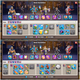 607!!🔱LVL-183🔥TH-16! 4x LEGENDARY SKINS! GREAT EQUIPMENTS! HEROES-61|61|51|47|30|2| STRONG PROFILE!  FULL ACCESS! - Image 4