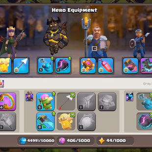 🚀TH18 SUPER WAR ACCOUNT🚀FULL MAX WALLS | 35-56-3-48-50 | 136 CWL MEDALS | INSTANT  DELIVERY | - Image 5