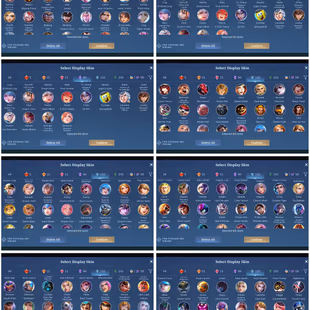 [IOS/ANDROID] CEL LVL 126 | 132 HEROES | 582 SKINS | MEGA 2 | COLLAB | 5 LEGEND INC GRANGER | 2 AOT LEVI MIKASA - HAYA  - Image 5