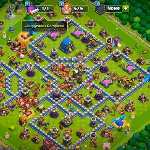 BEST OFFER | TH 12 MAX OUT | HEROES : 65-65-40-40 | 4 EPIC EQUIPMENT | NC FREE | 317 MEDALS | XP 127 | 3K GEMS - Image 3