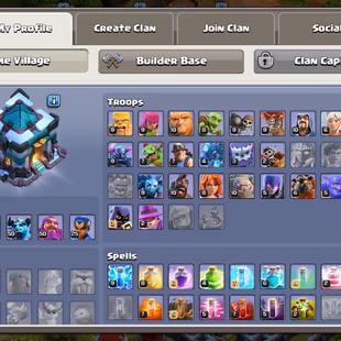 TH 13 MAX | HEROES 75-75-50-50-25 | ALL EPIC EQUIP | MAX GG SB MM FA FB RS EB |500 NC |3 SCENERY - Image 4