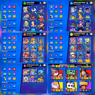 🔥76K TROPHY-100/100 BRAWLERS🔥59 MAX BRAWLERS!!49 HYPER!!342 RARE EXCLUSIVE SKINS!! INSTANT DELIVERY -BEST DEAL - Image 4