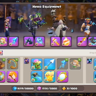 TH 18 99 PERFECT MAX-XP 251- 5 HERO MAX-11 EPIC EQUIPMENT MAX OTHER ALL 20-ALL DEFENSE WALLS MAX-NC YES-TROPS MAX 4 LEFT - Image 6