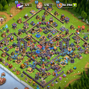 🔥CHEAPEST🔥[TH18] 6 HERO MAX || DEFENCE MAX || SOLID EPIC EQUIPMENT || HIGH PROFILE || 254 XP LEVEL || CHEAP - Image 1