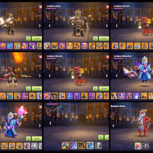 🚀34 Equip Max🚀2014-2026 All Obstacles-TH18 Max-6 MAX HEROS-10K Gems-60 Skins - 9 Scenery - Instant Delivery  - Image 3