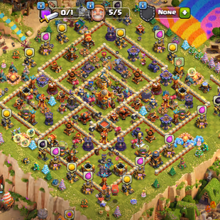 Th16 | Hero-90-95-70-44 | Equipment-13-Epic Good Lvl Up | Defns Wall Strong Max | XP- 215 | NC-Yes | BEST-DEAL - Image 1